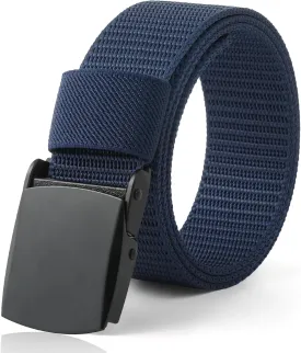 AWAYTR Nylon Boys Baseball Belt - Kids Golf Belt with Metal Buckle for Softball Pants School Uniform Jeans