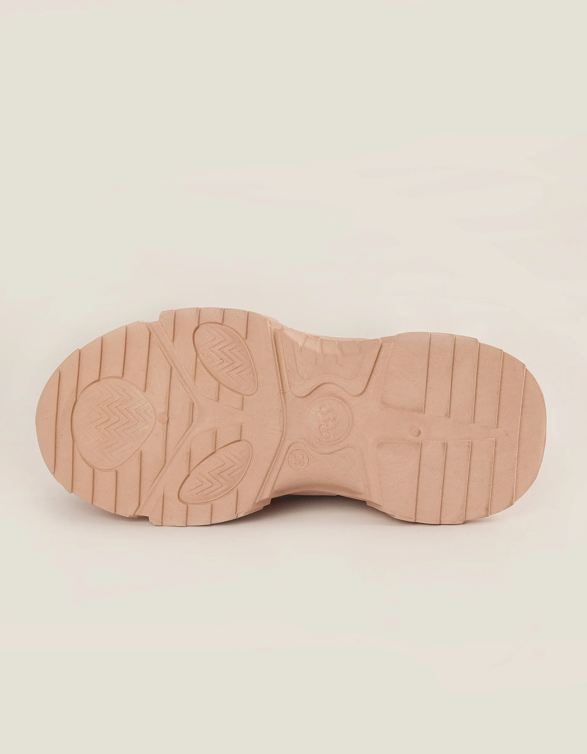 Blush Burst Chunky Sneakers - Dusty Rose
