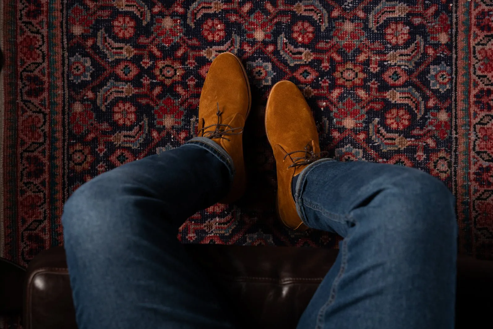 Bosphorus Leather Chukka Boots - Gulf Suede Honey