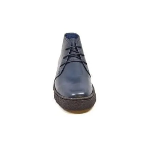 British Walkers Playboy Original High Top Men's Navy Blue Leather