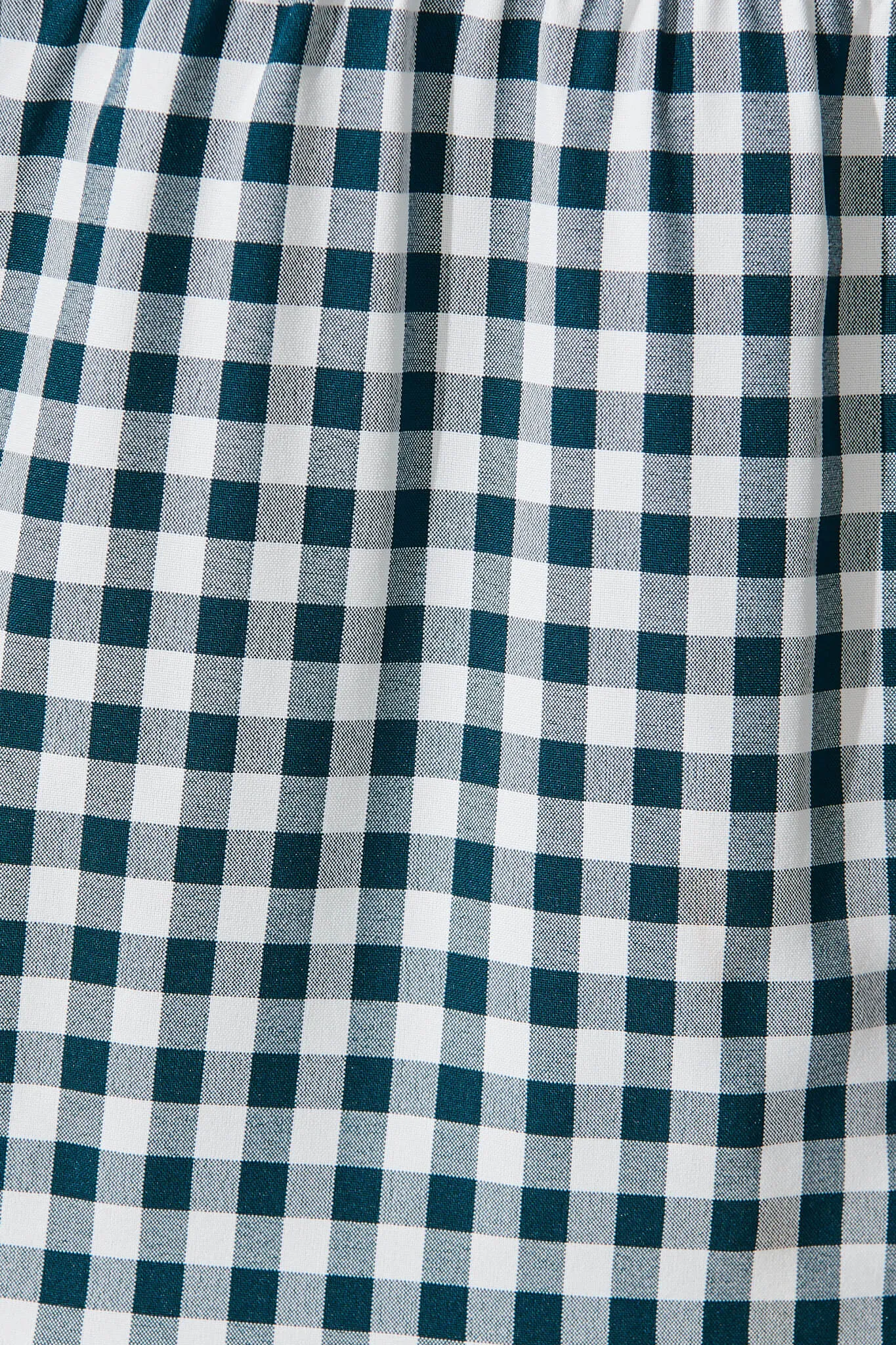 Ciaran Smock Dress In Emerald Gingham