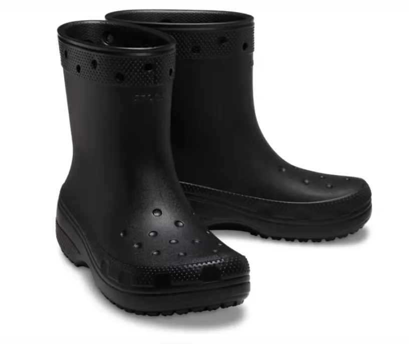 Crocs Unisex Classic Boot Black M6/W8