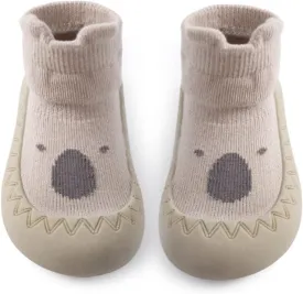 Exegawe Baby Sock Shoes Toddler Cartoon Soft Rubber Sole Non Slip Floor Slipper for Boys Girls First Walking