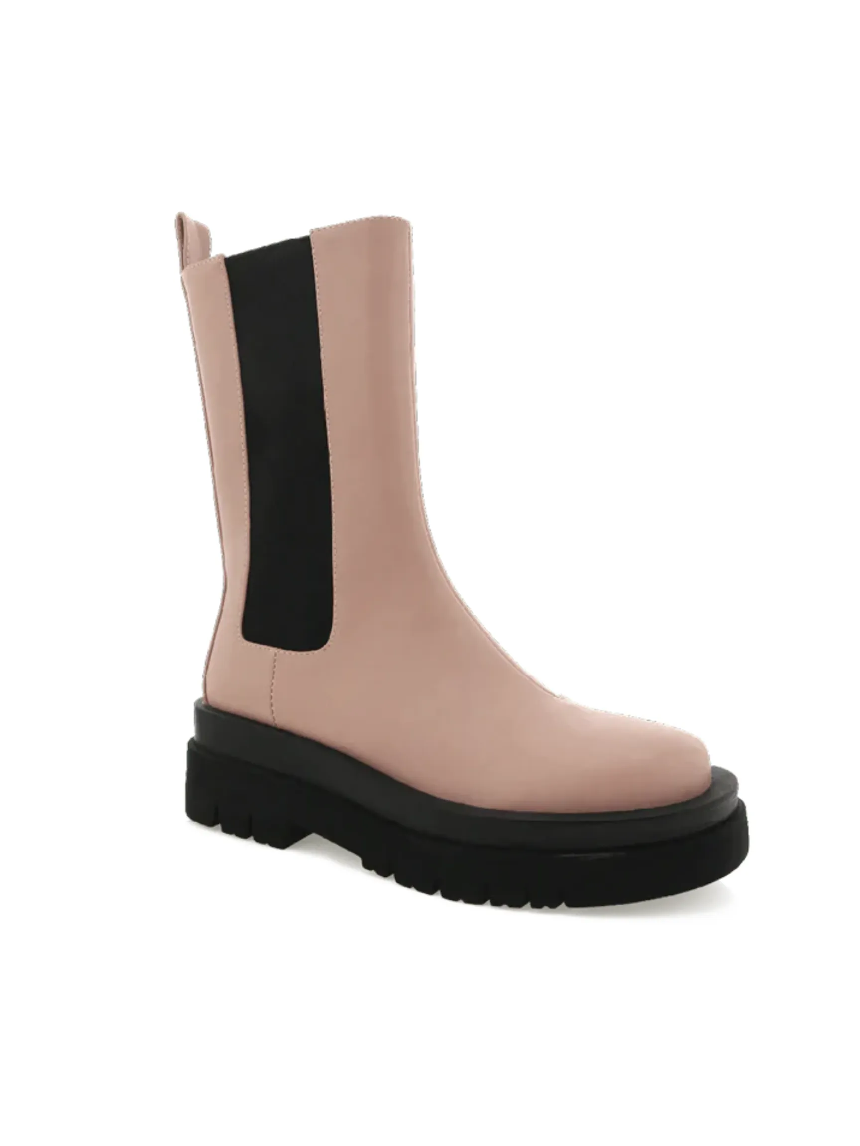 Jinna Combat Boot Rose Clay