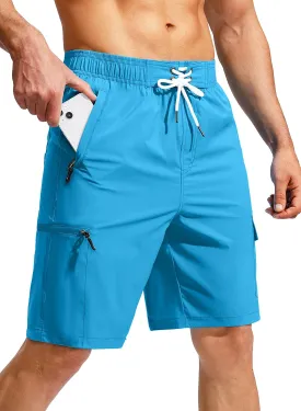 Kayrth Men's Swim Trunks Quick Dry Board Shorts with 5 Pockets Swimsuit Swimwear for Men - No Mesh Liner