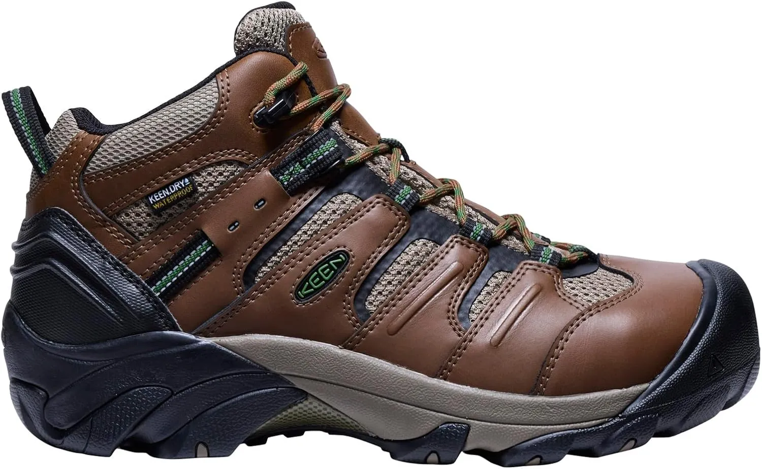 KEEN Utility Men's Lansing Mid Height Steel Toe Waterproof Work Boots