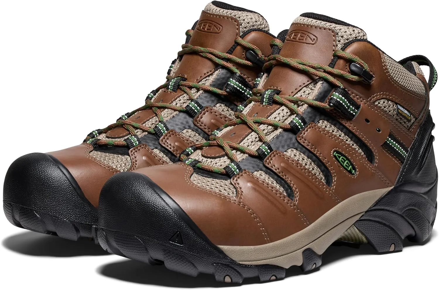 KEEN Utility Men's Lansing Mid Height Steel Toe Waterproof Work Boots