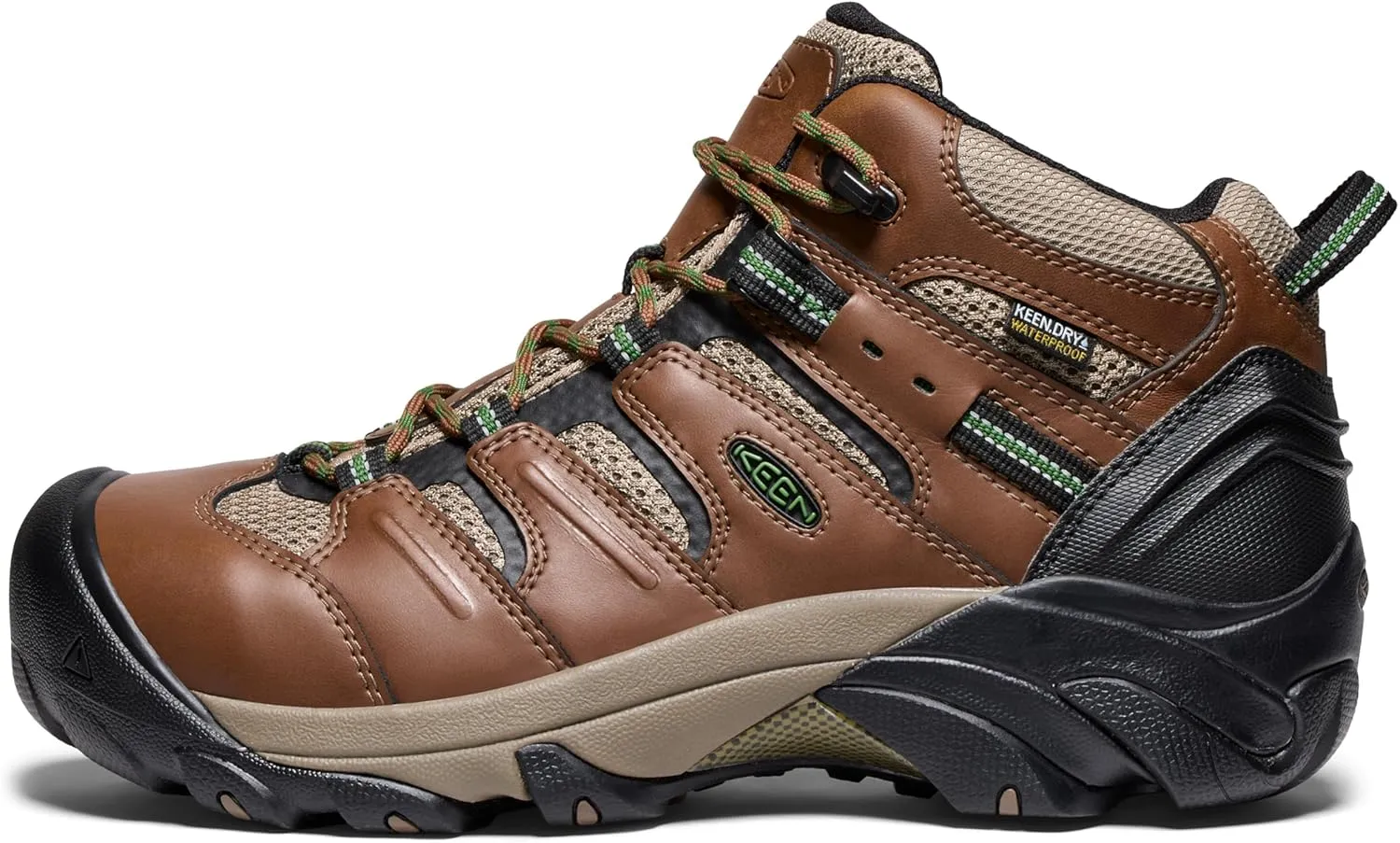 KEEN Utility Men's Lansing Mid Height Steel Toe Waterproof Work Boots