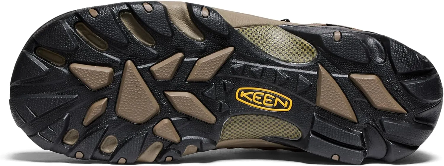 KEEN Utility Men's Lansing Mid Height Steel Toe Waterproof Work Boots