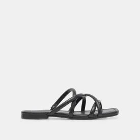 LANZA SANDALS BLACK STELLA