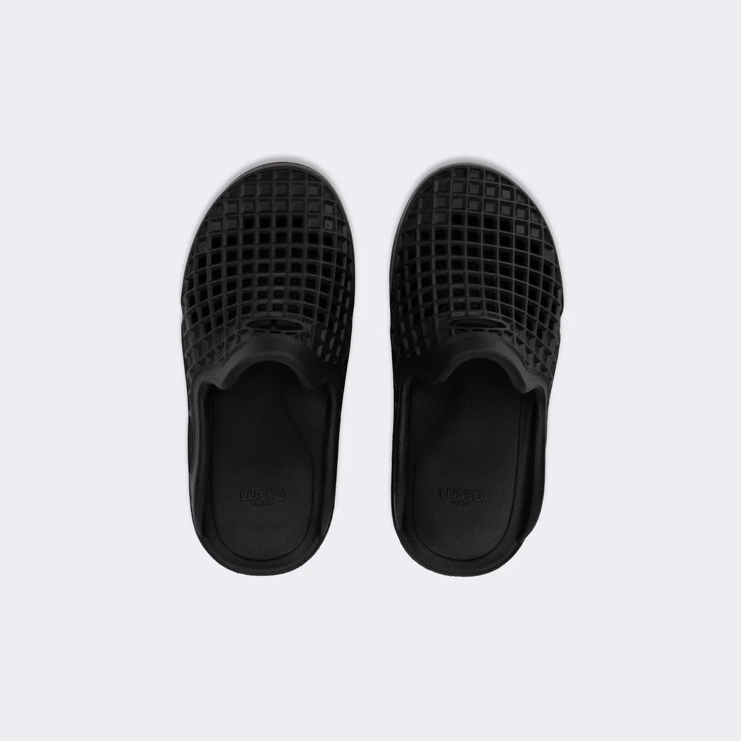 Lusso - Scenario Slide Jet Black Shoes