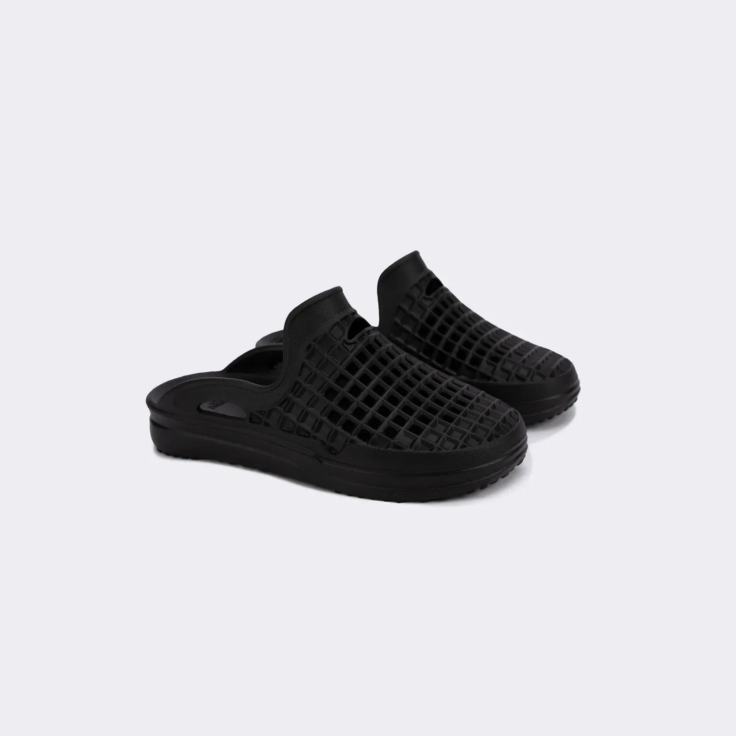 Lusso - Scenario Slide Jet Black Shoes