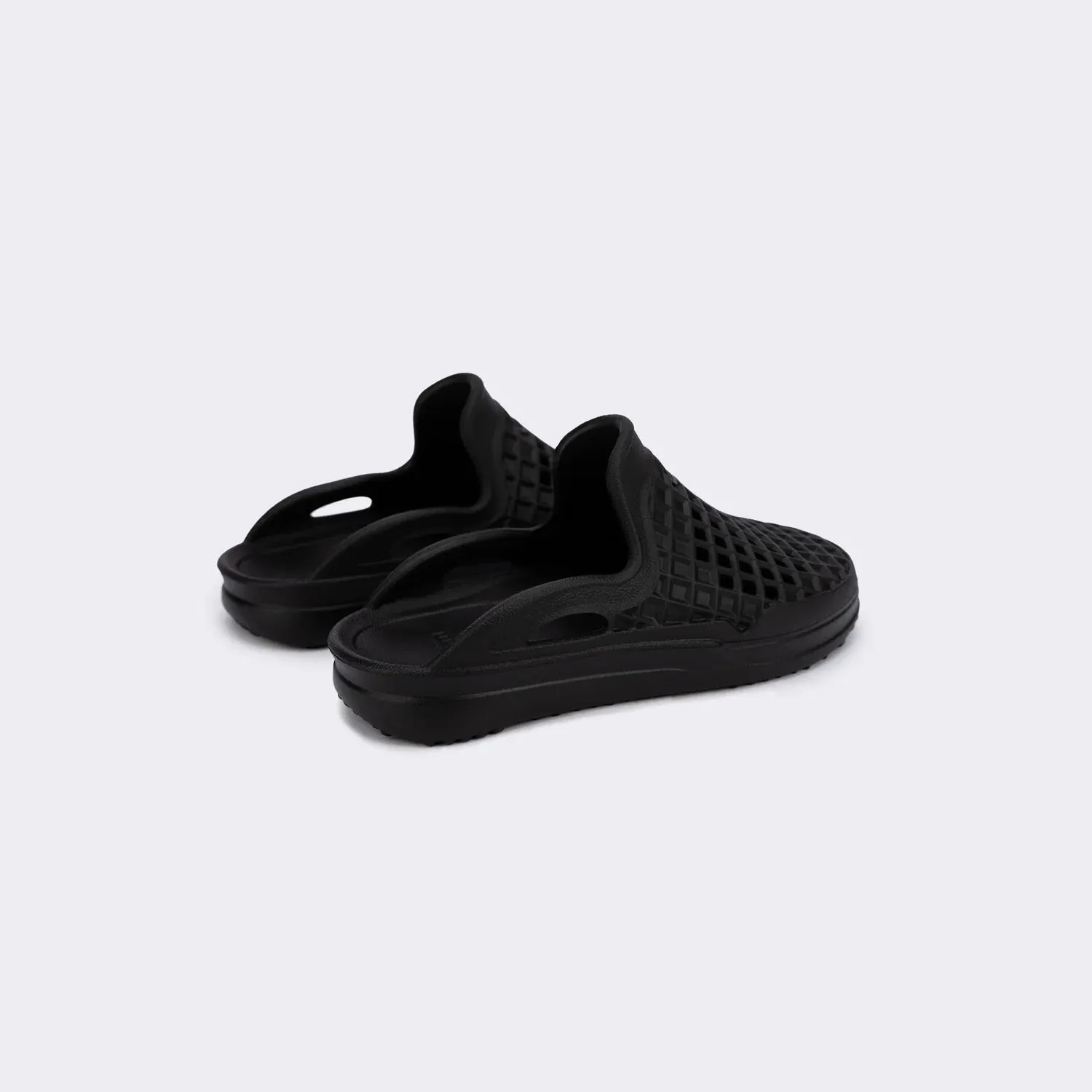 Lusso - Scenario Slide Jet Black Shoes