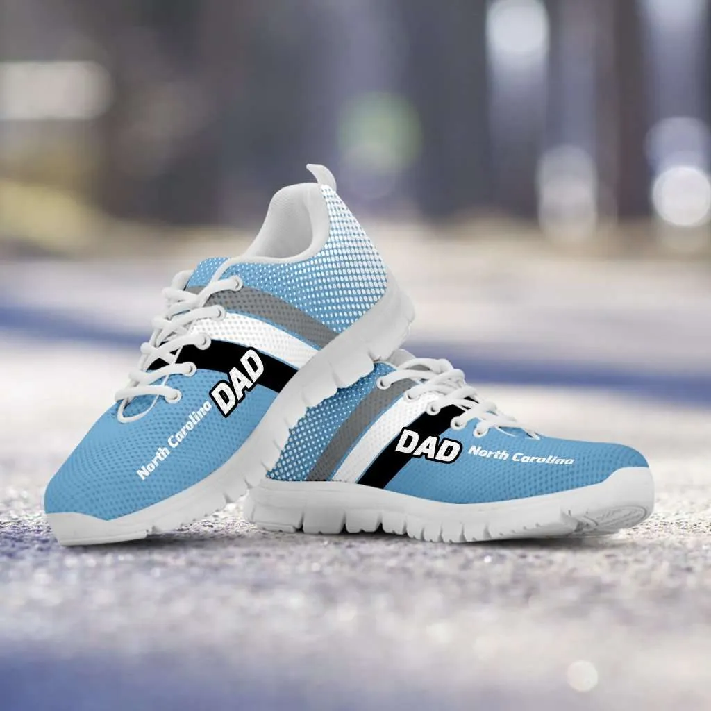 North Carolina DAD Basketball Fans Running Shoes
