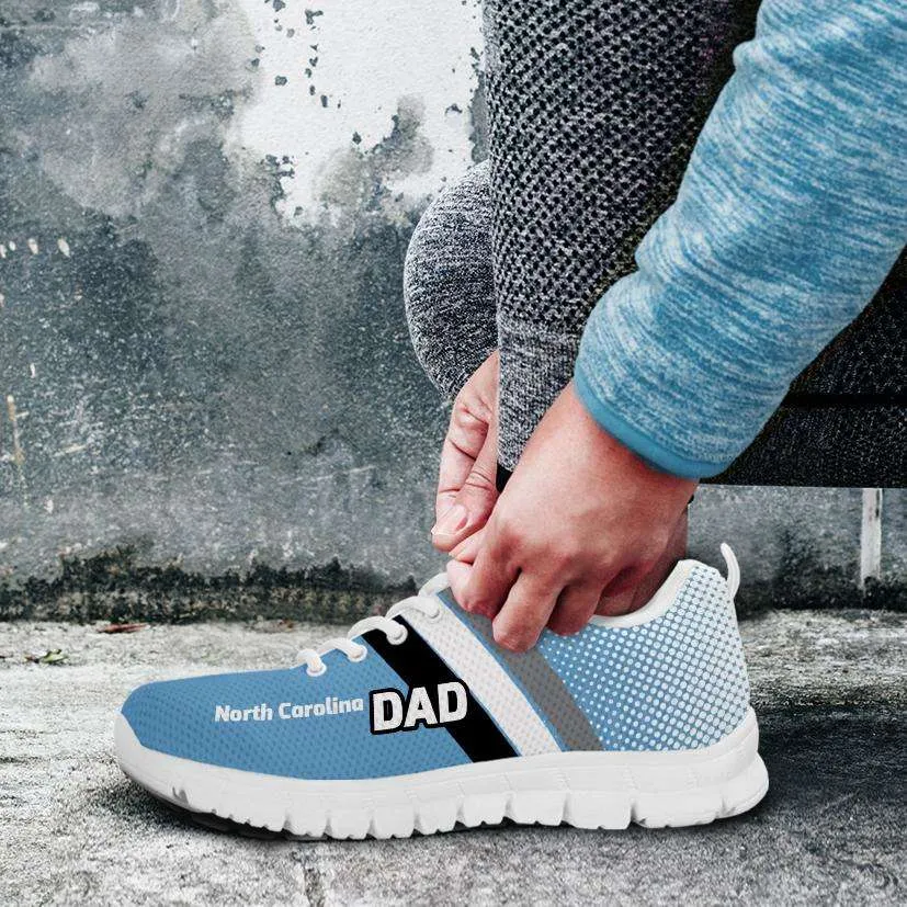 North Carolina DAD Basketball Fans Running Shoes
