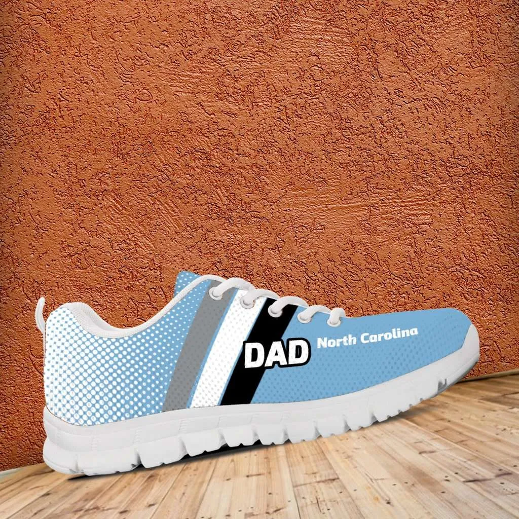 North Carolina DAD Basketball Fans Running Shoes