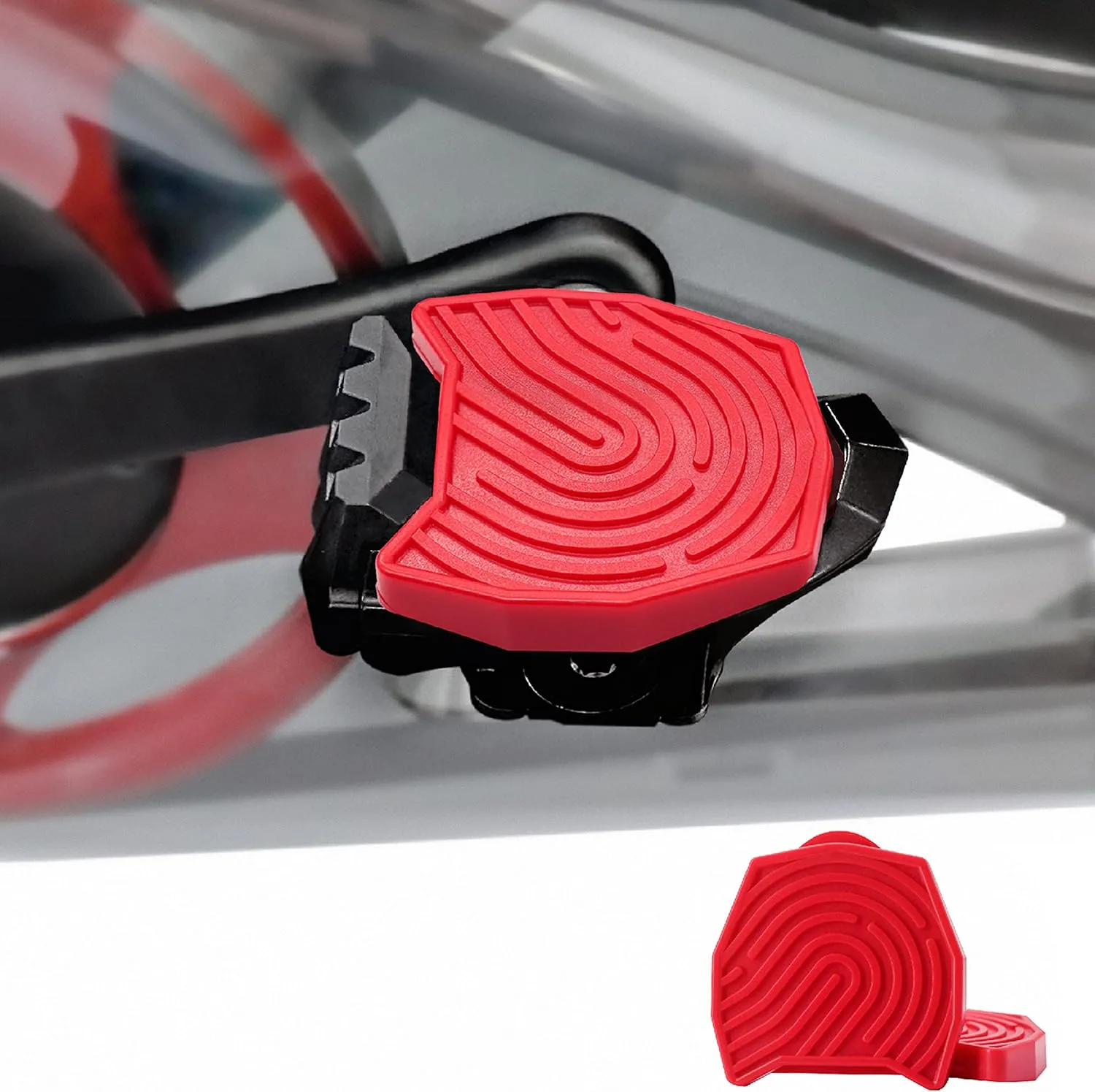 Pedals for Regular Shoes Compatible with Peloton Bike & Bike Plus, Accessories Pedal Converter, Replacement Pedal Inserts Adapter for Original, Flat Pedals Clipless for Exercise Bicycle