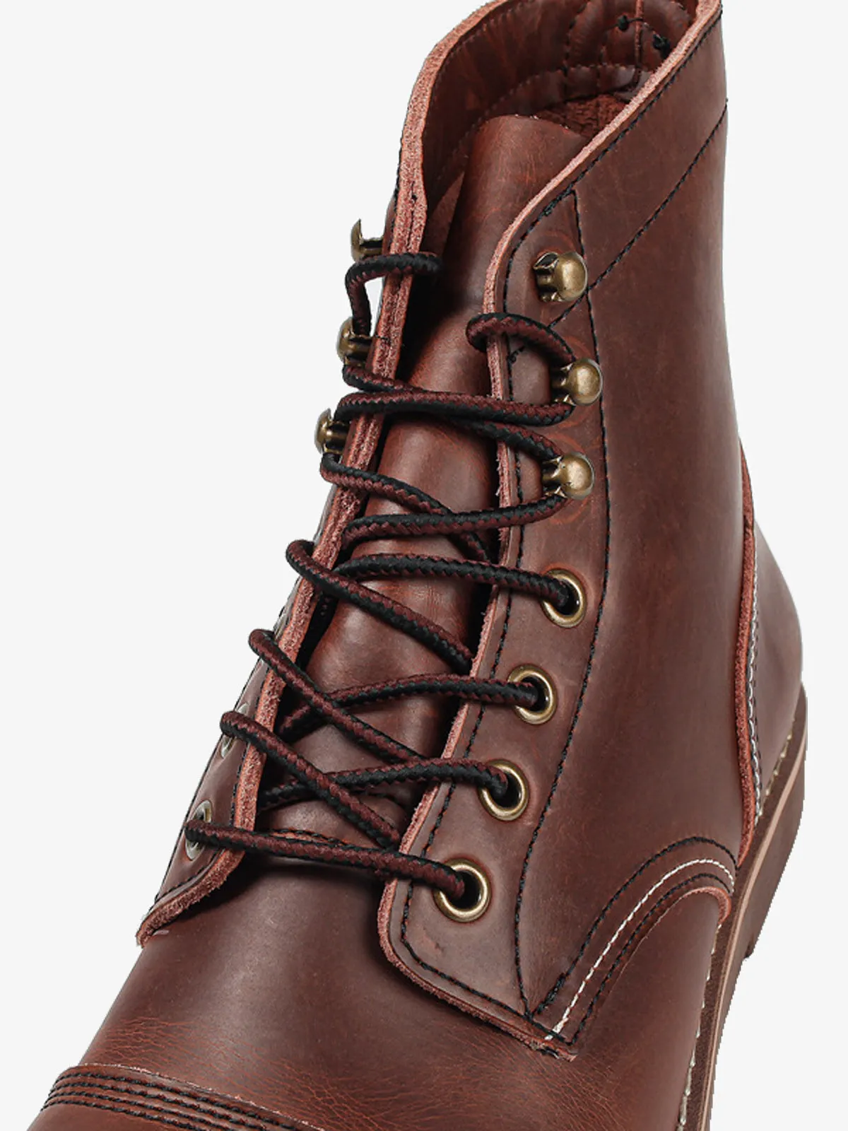 Retro American Style Leather Tactical Boot
