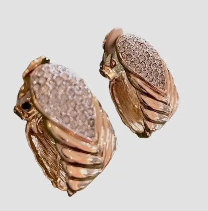 VINTAGE 80'S GOLD EARRINGS