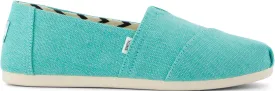 Women's Alpargata Classic - Aqua Canvas
