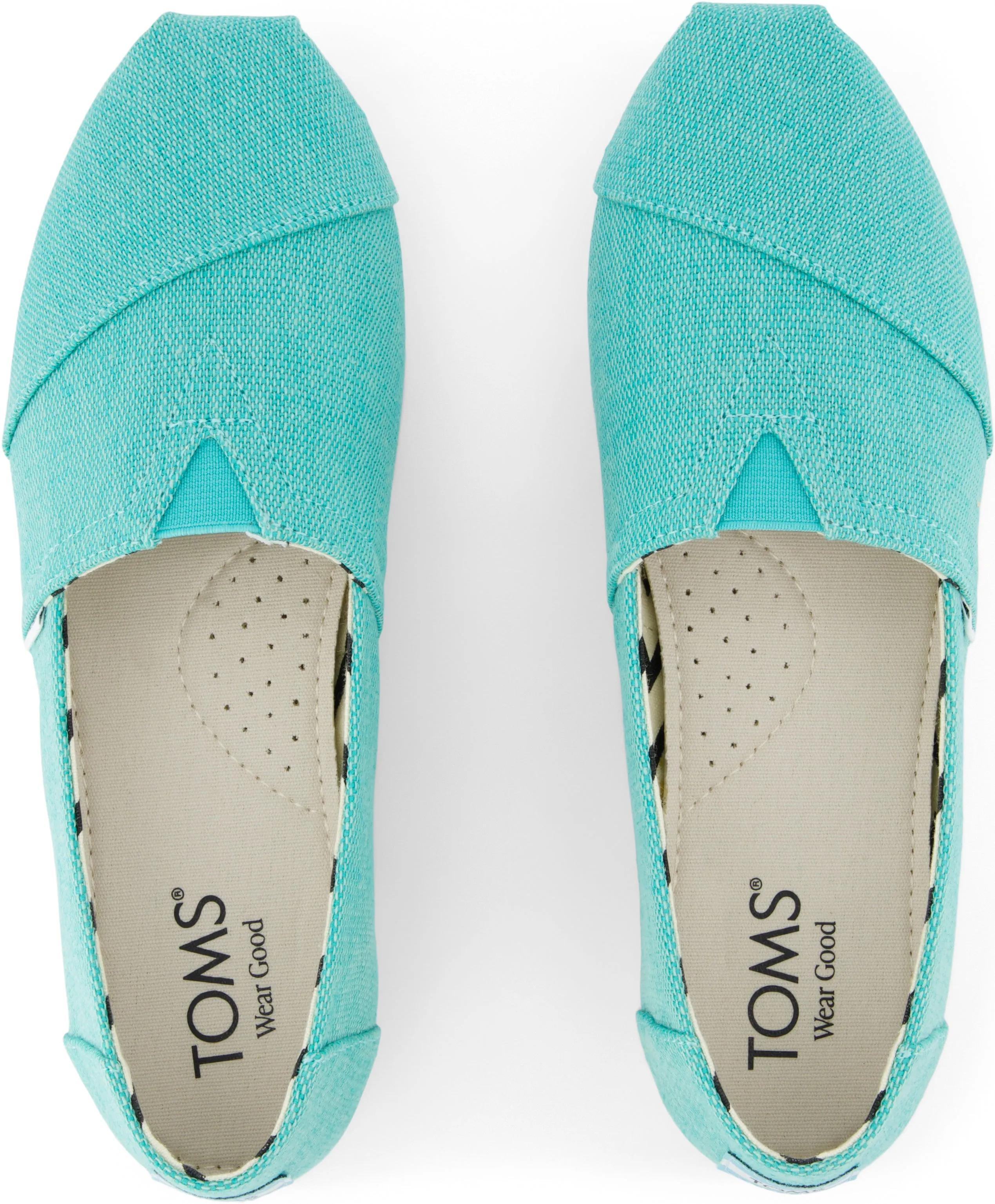 Women's Alpargata Classic - Aqua Canvas