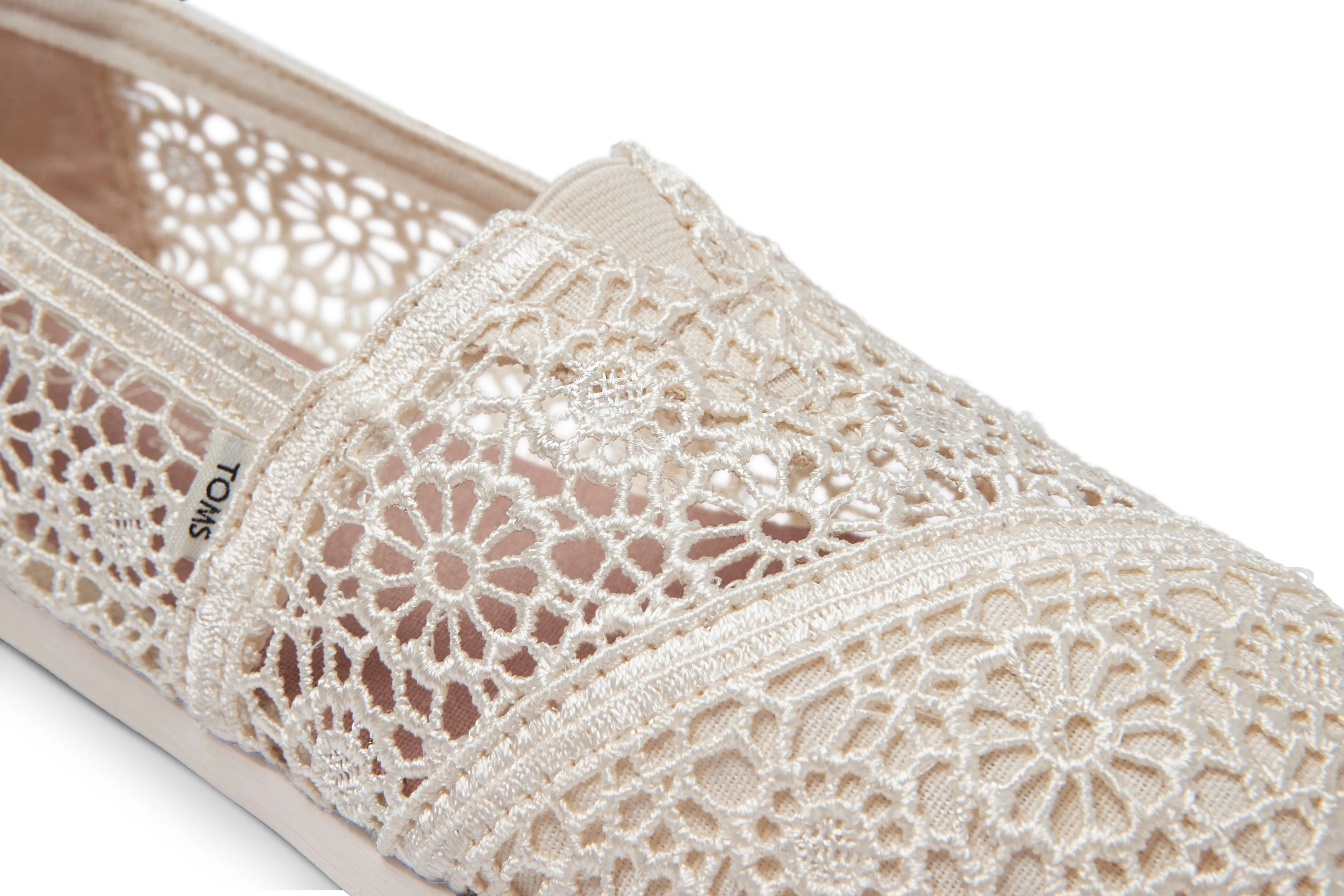Women's Alpargata Classic - Natural Moroccan Crochet