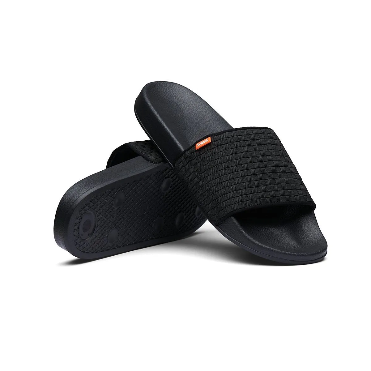 Woven Lounge PL Slide (Black)